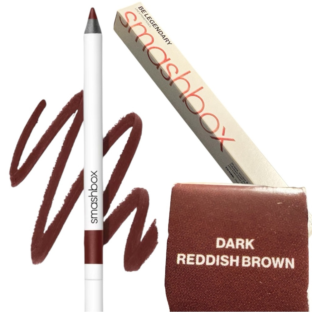 Smashbox Be Legendary Line & Prime Pencil, Dark Reddish Brown, Full Size, NIB